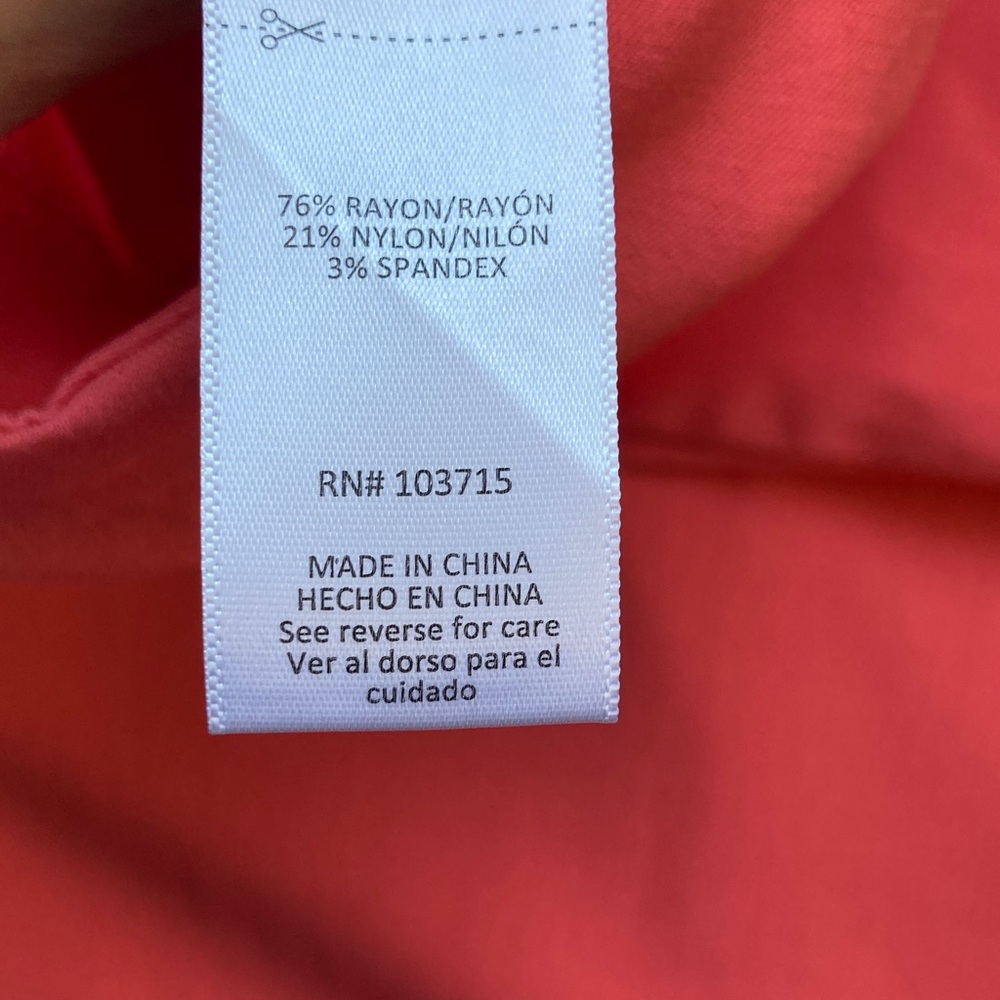 Zac & Rachel Mid-Rise Wide Crop Pant with stretch sugar coral 24W - Picture 14 of 17